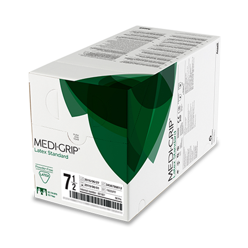 安思爾GAMMEX Latex Standard 330085080無粉乳膠手術(shù)手套圖片1