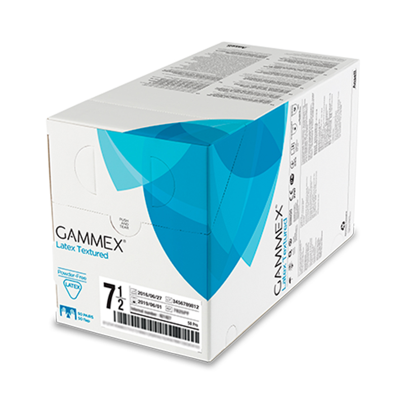 安思爾GAMMEX Latex Textured 331300680無粉乳膠手術手套圖片1 安思爾GAMMEX Latex Textured 331300680無粉乳膠手術手套圖片1
