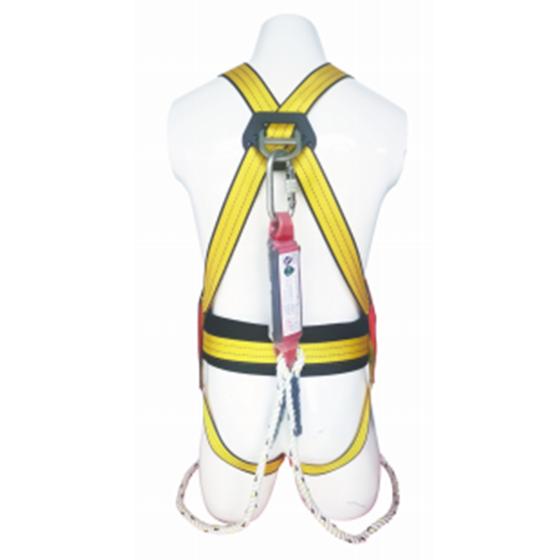 宏建HJQ-01+歐式緩沖全身雙大鉤安全帶圖片1