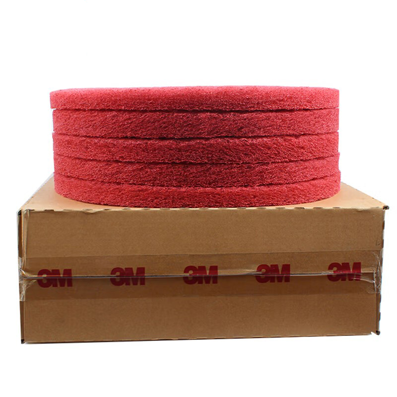 3M 5100紅色海綿清潔墊圖片3