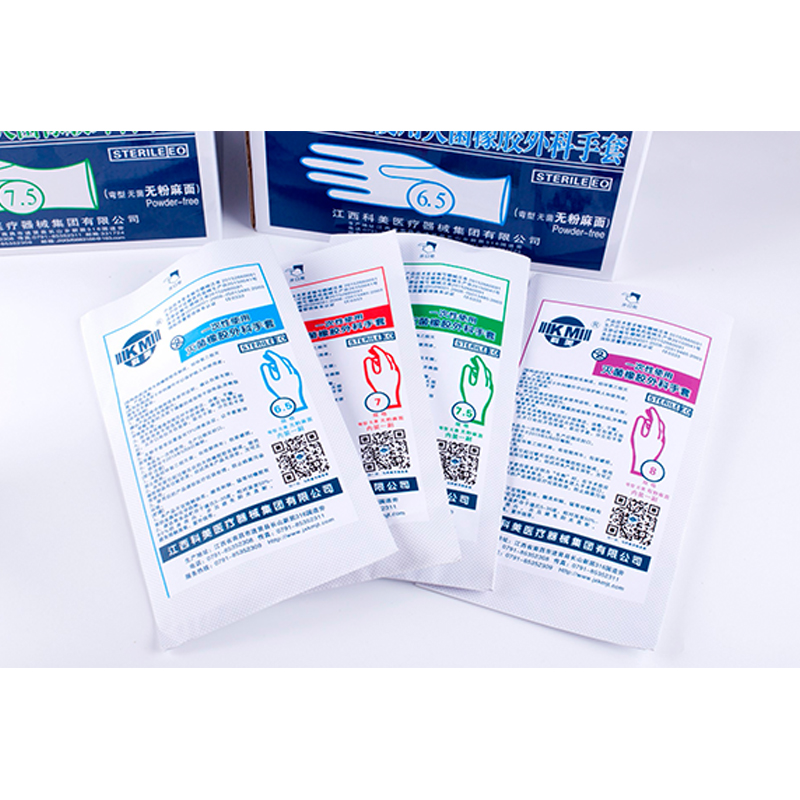 科美一次性使用滅菌橡膠外科手套有粉麻面圖片1 科美一次性使用滅菌橡膠外科手套有粉麻面圖片1