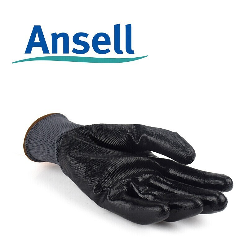 安思爾48-126滌綸PU掌部涂層黑色勞保手套圖片4 安思爾48-126滌綸PU掌部涂層黑色勞保手套圖片4