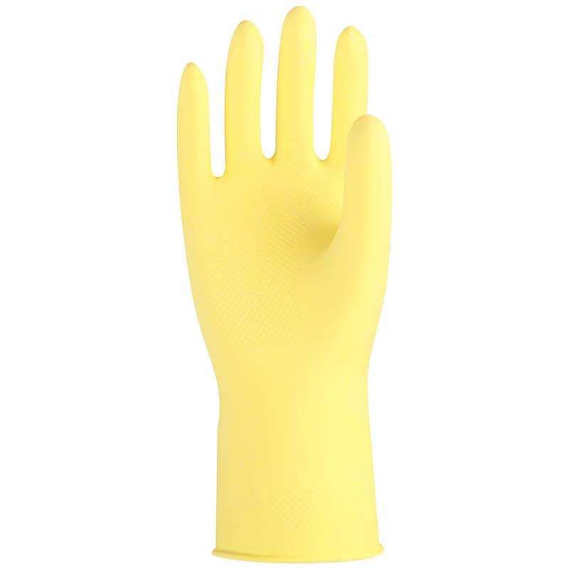 雪蓮10142家用天然乳膠絨里直邊袖口魚鱗紋手套圖片3