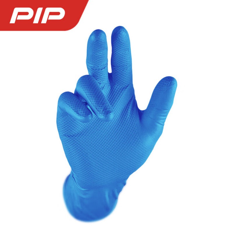 PIP 67-308雙面魚鱗紋8mil加長丁腈手套圖片1 PIP 67-308雙面魚鱗紋8mil加長丁腈手套圖片1