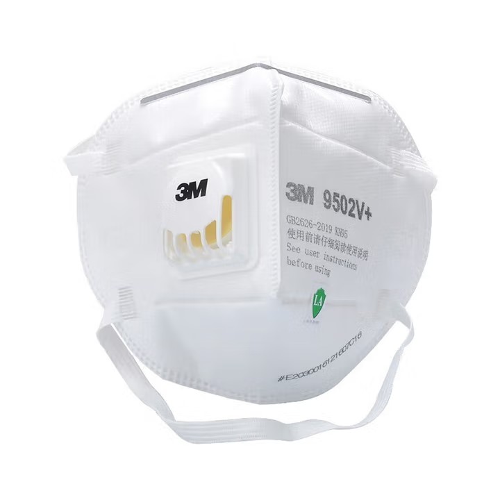 3M 9502V+折疊頭戴式帶閥KN95防塵口罩(獨立裝)圖片2 3M 9502V+折疊頭戴式帶閥KN95防塵口罩(獨立裝)圖片2