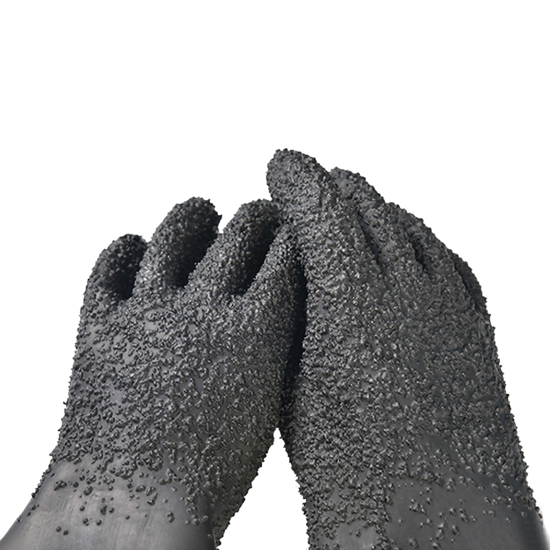 定和DH6018加長(zhǎng)加厚橡膠噴砂手套65cm圖片3 定和DH6018加長(zhǎng)加厚橡膠噴砂手套65cm圖片3