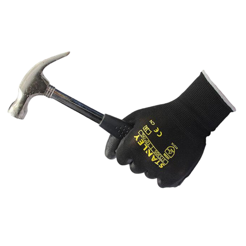 STANLEY史丹利ST5305黑色PU涂掌耐磨防滑勞保手套圖片2