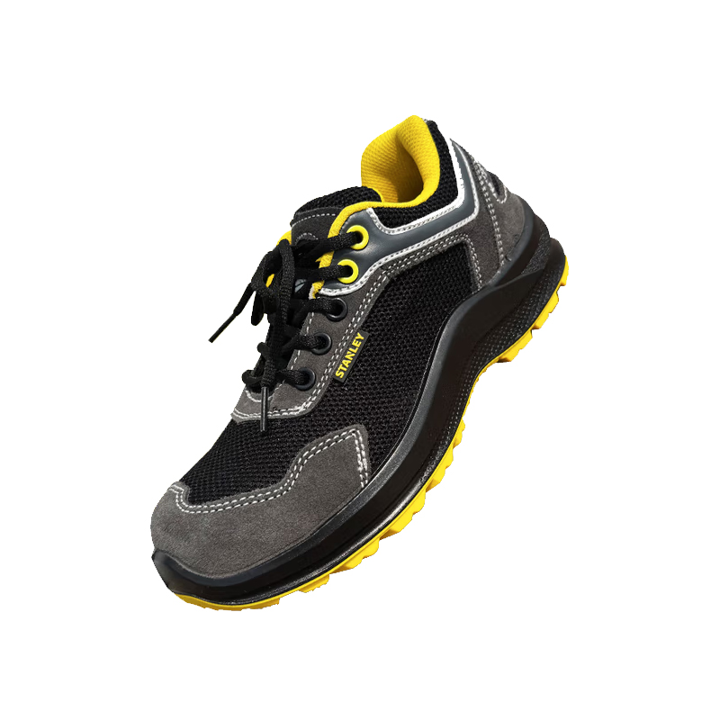STANLEY史丹利ST6116灰黑色反毛牛皮防砸防刺穿安全鞋圖片1