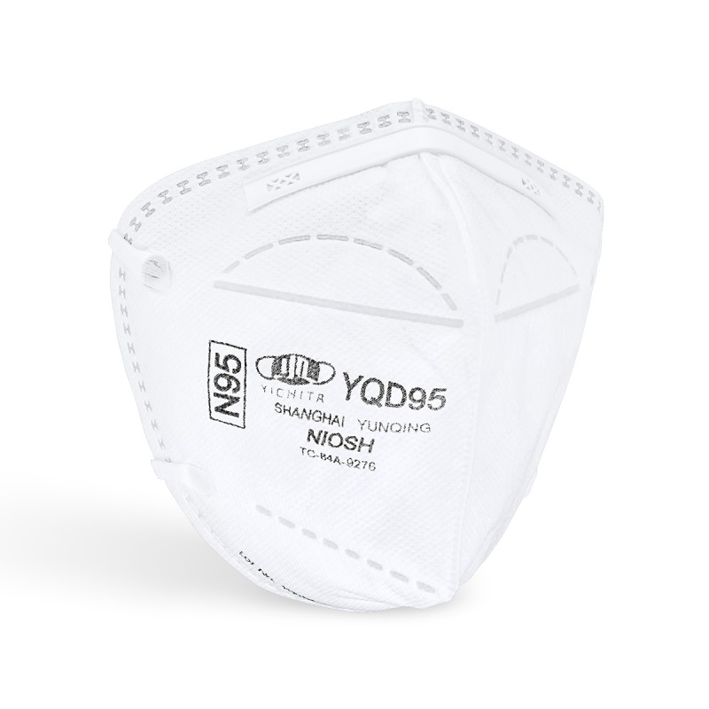 YICHITA宜啟戴YQD95V頭帶式折疊帶閥N95防塵口罩圖片3