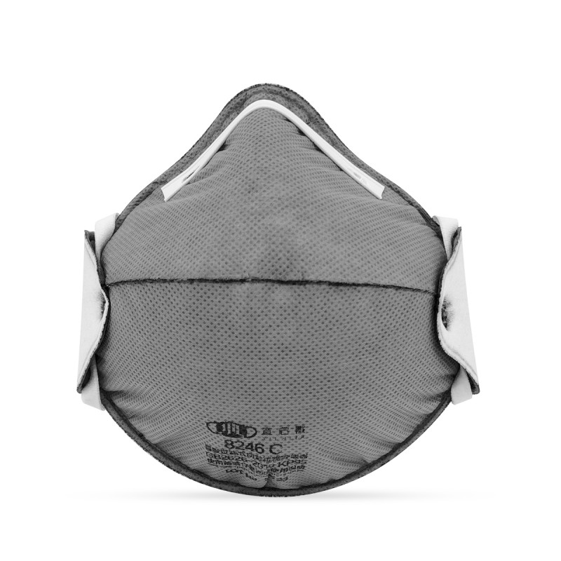 YICHITA宜啟戴YQD8246C頭帶式杯型酸性氣體KP95防塵口罩圖片1