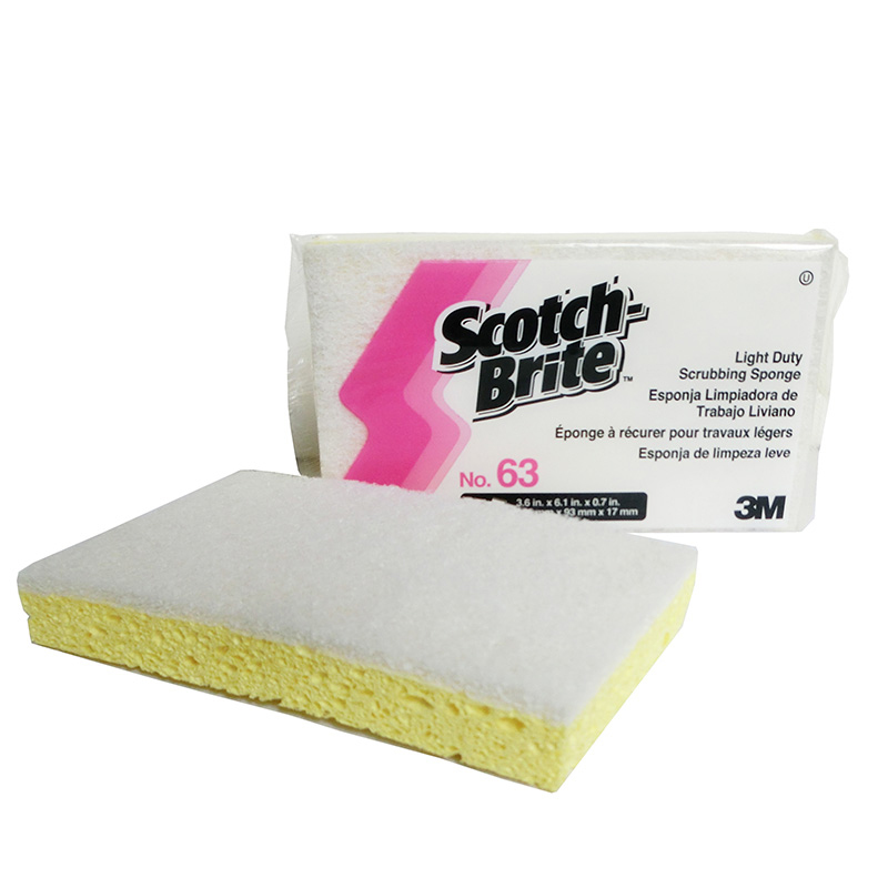 3M思高63木漿海綿百潔布