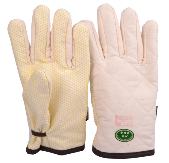 漂牌MF-01加厚棉帆布點塑手套