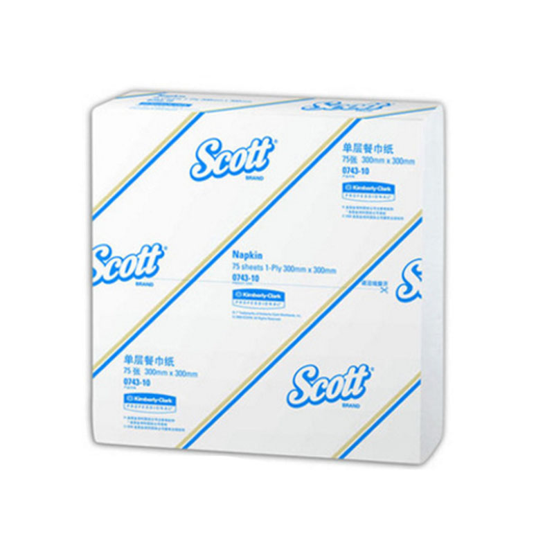 金佰利0743-10SCOTT單層QF餐巾紙
