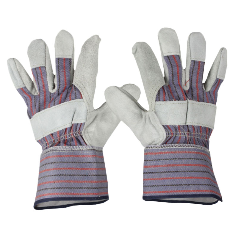 威特仕10-2215-L牛二層皮勞保手套