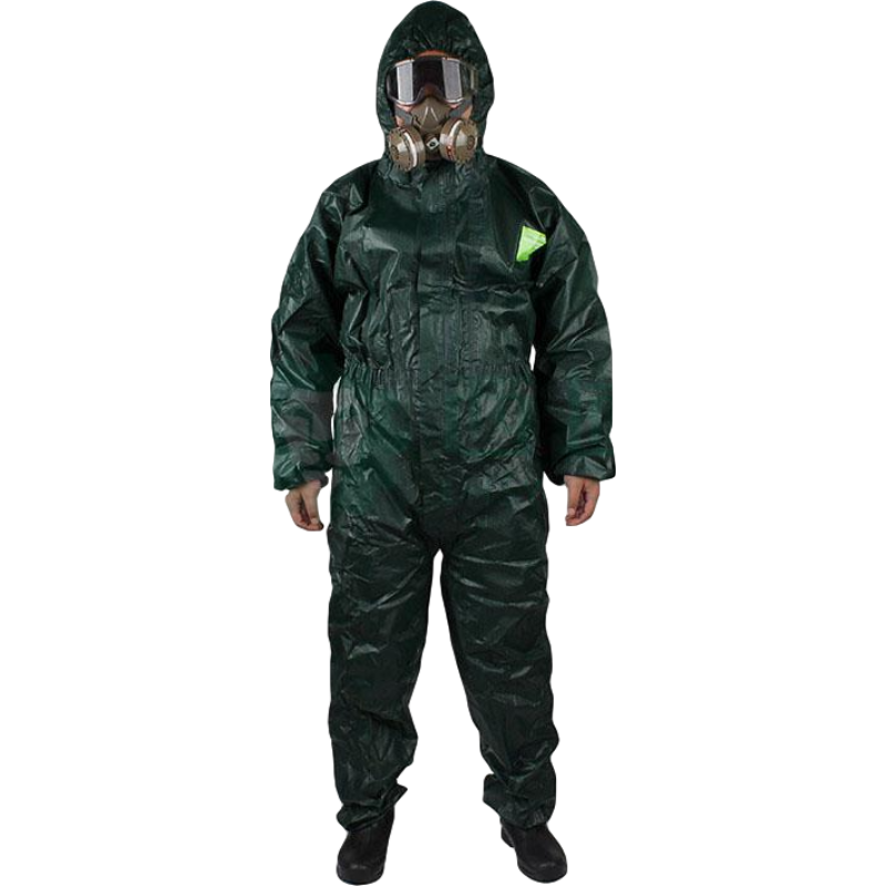 微護(hù)佳MC4000 GR40-T-99-111-03綠色雙袖連體防護(hù)服