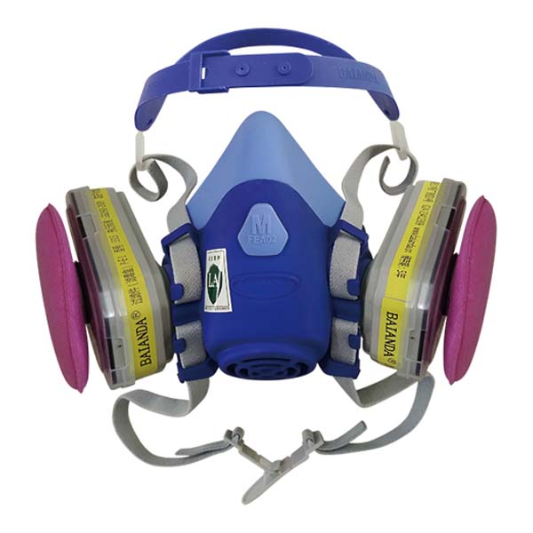 百安達FC33355硅膠雙濾盒過濾式防毒面具