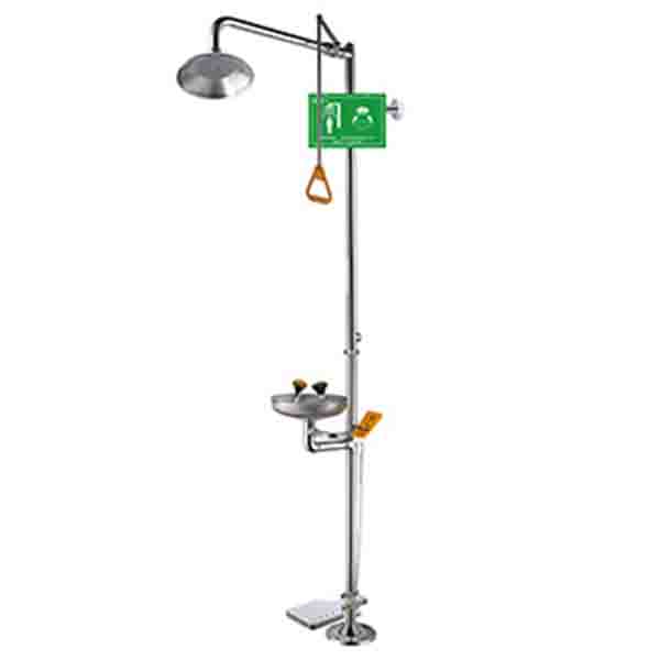 潤旺達WJH0858拋光腳踏式洗眼器