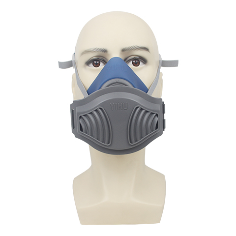 一護9205硅膠單濾盒防塵面具套裝