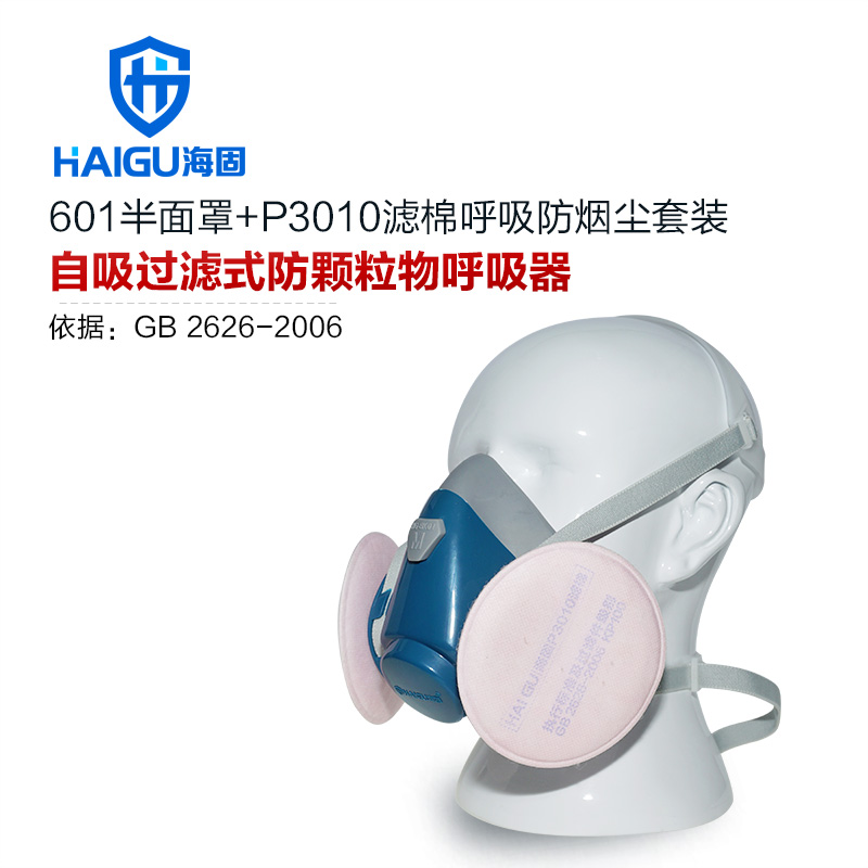 海固HG-601 KP100油性非油性顆粒物防塵面具
