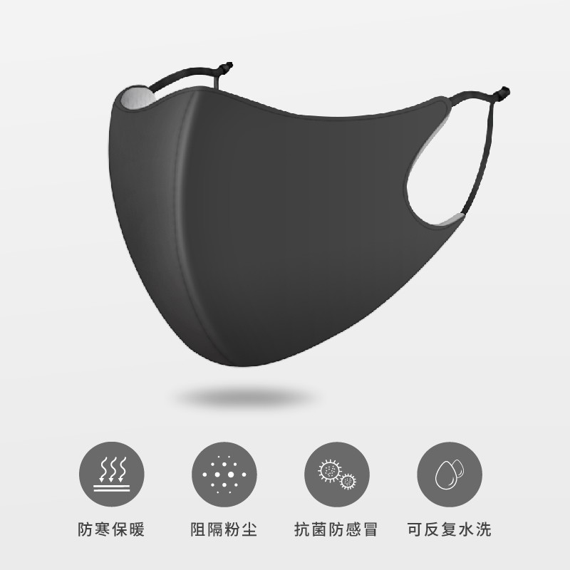 松研兒童折疊式時尚防塵保暖口罩