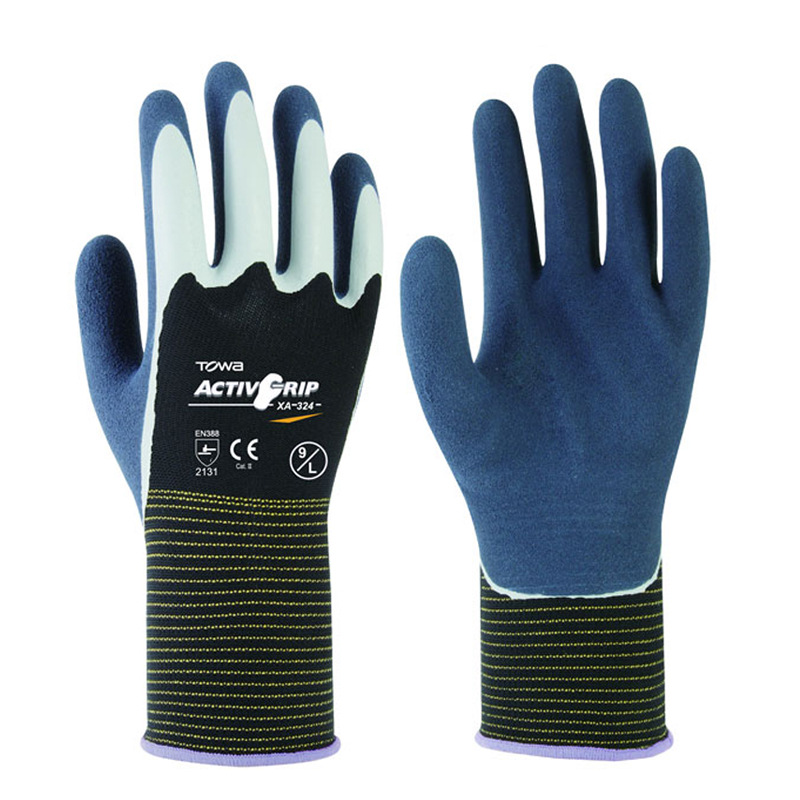 TOWA SH324橡膠涂層耐油防滑勞保手套