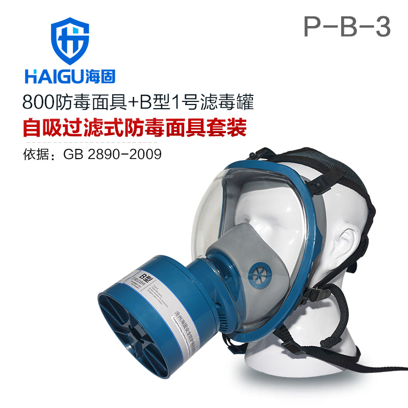 海固HG-800 P-B-3綜合防無機(jī)氣體防毒面具