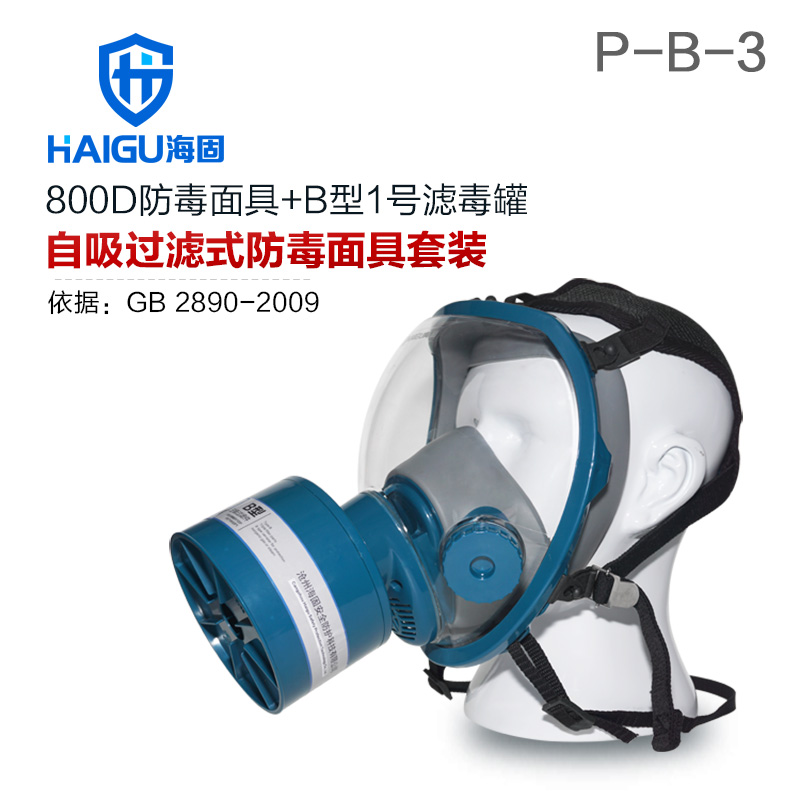 海固HG-800D P-B-3無機氣體綜合防毒面具