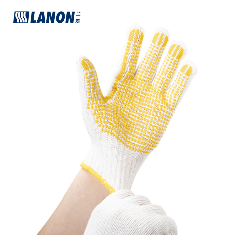 LANON蘭浪H601PVC點(diǎn)塑勞保手套