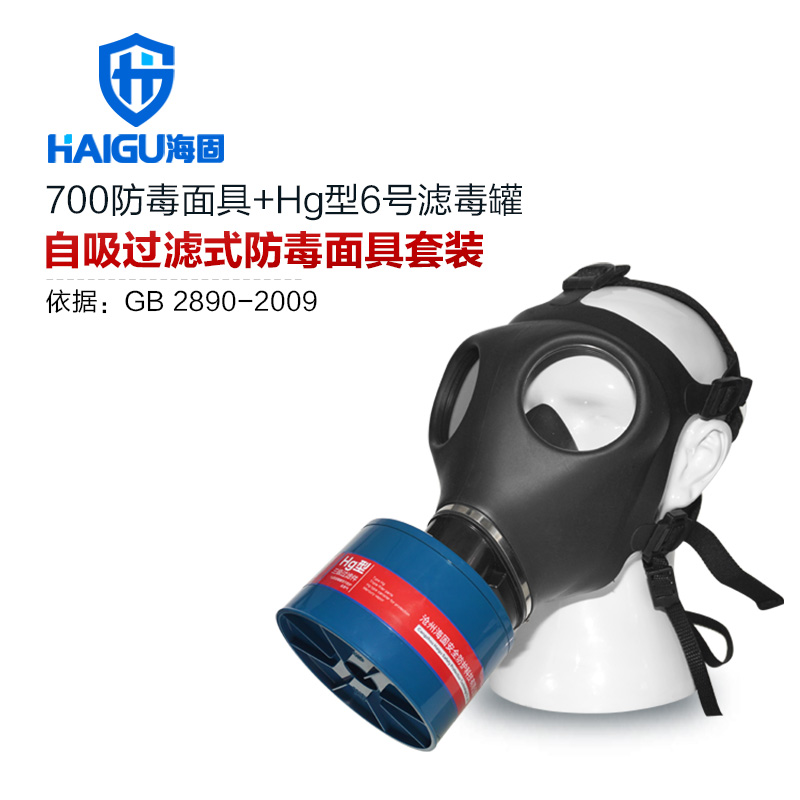 海固HG-700 P-Hg-3全面罩水銀防毒面具