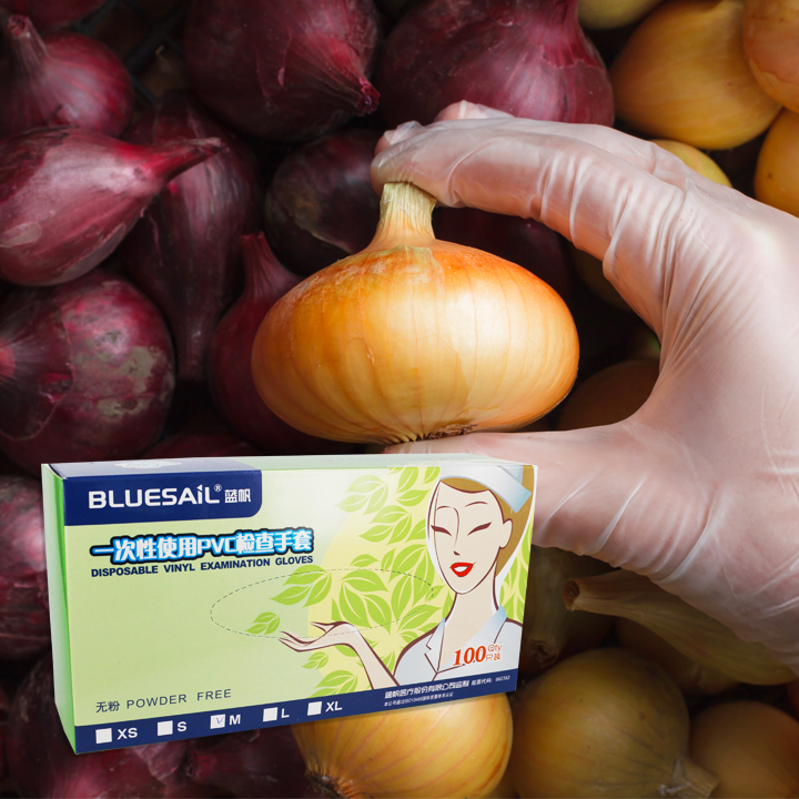 藍帆醫療C9101一次性PVC手套