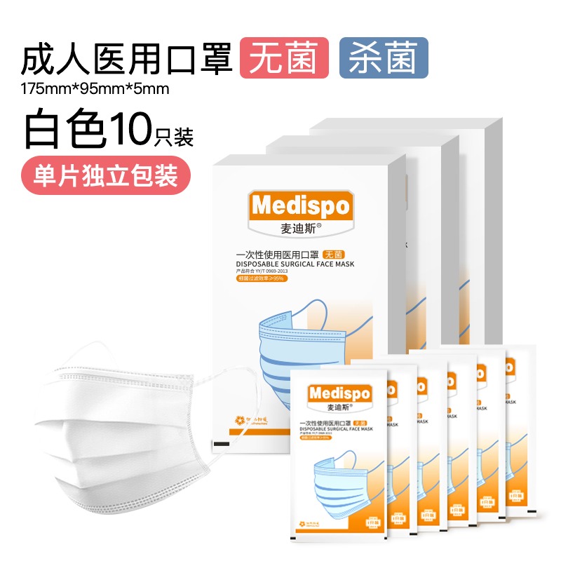麥迪斯耳帶式一次性使用醫(yī)用兒童口罩