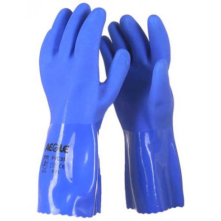 羿科60604802 PVC35防化耐油PVC手套