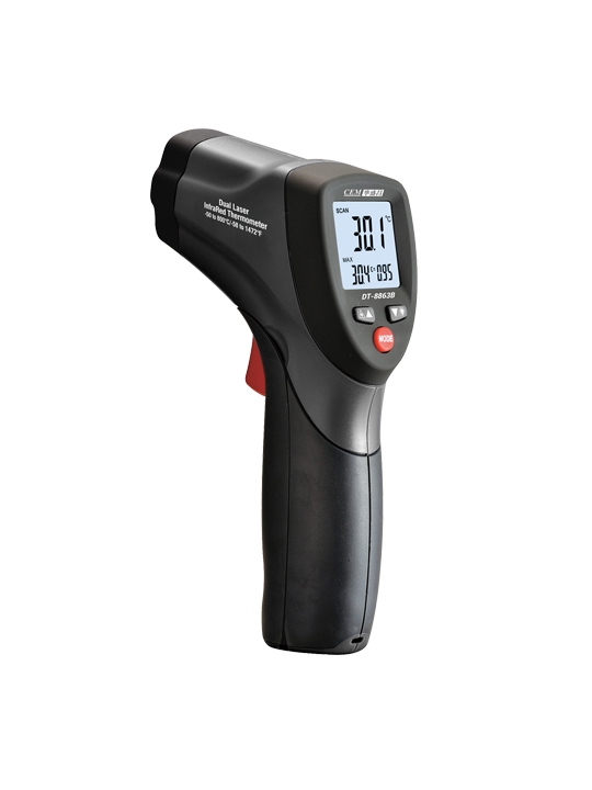 華盛昌DT-8863B專業(yè)型雙激光快速型紅外線測溫儀