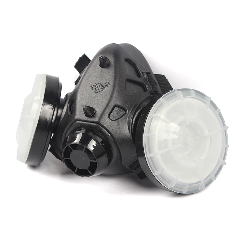 勞衛301-12雙濾盒半面罩防塵面具