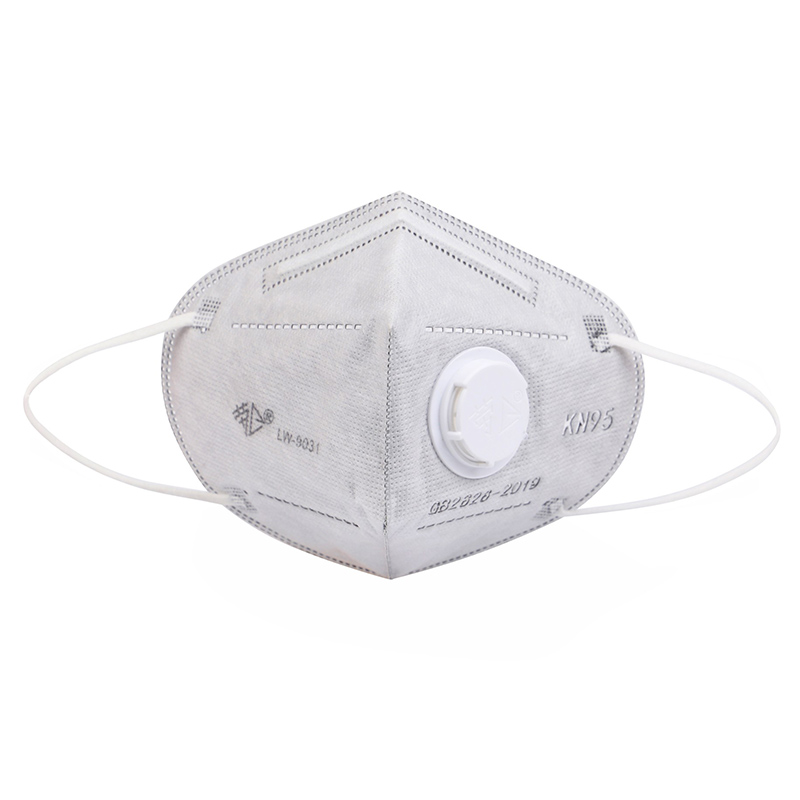 勞衛9031活性炭帶閥折疊式防塵口罩