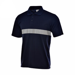 安大叔E847反光Polo衫T恤