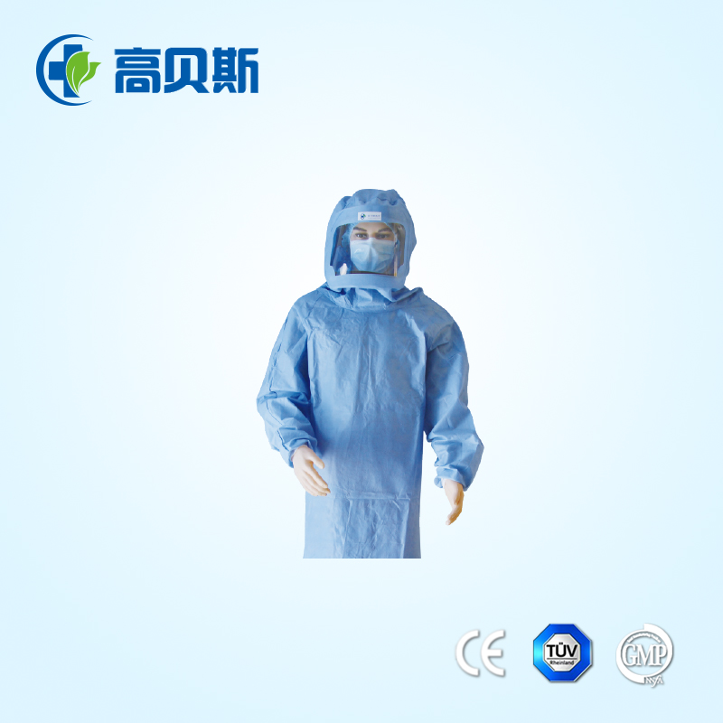 高貝斯頭套式手術衣
