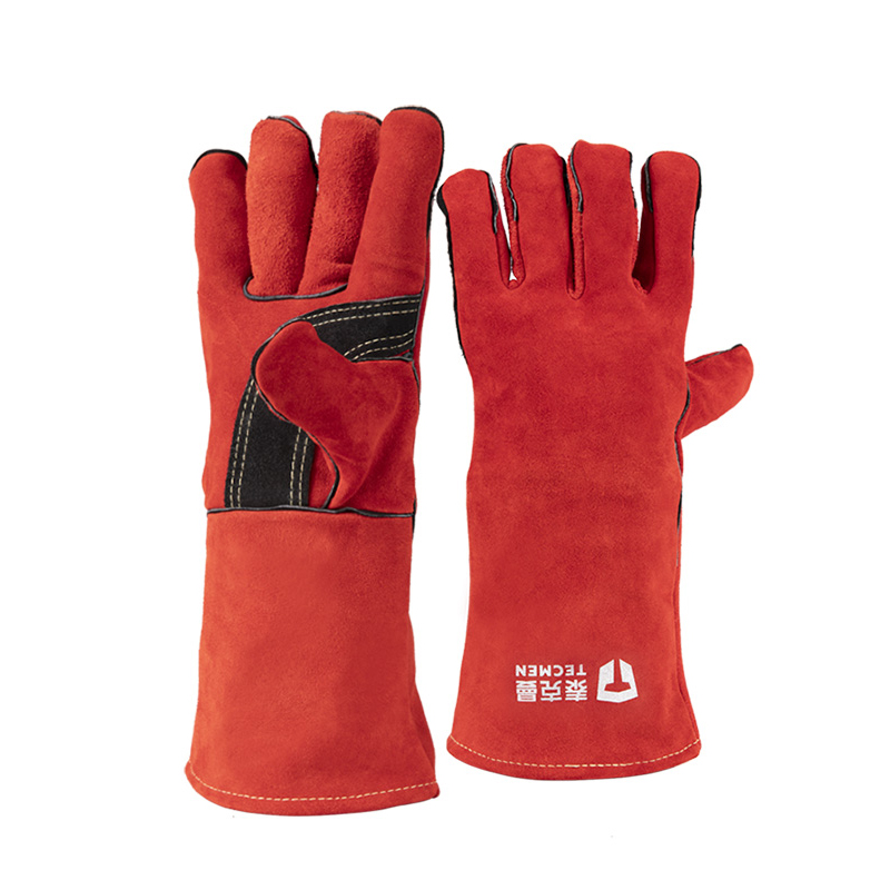 泰克曼900051加厚牛皮隔熱電焊手套