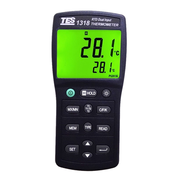 臺灣泰仕TES-1318白金電阻溫度表