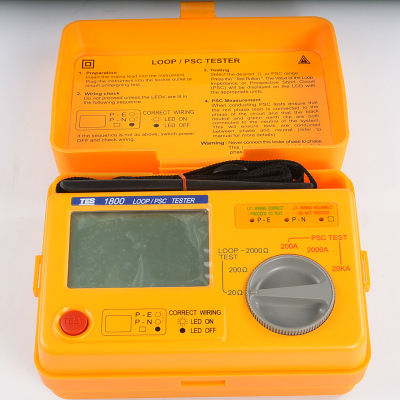 臺灣泰仕TES-1800A回路阻抗/預期短路電流測試儀