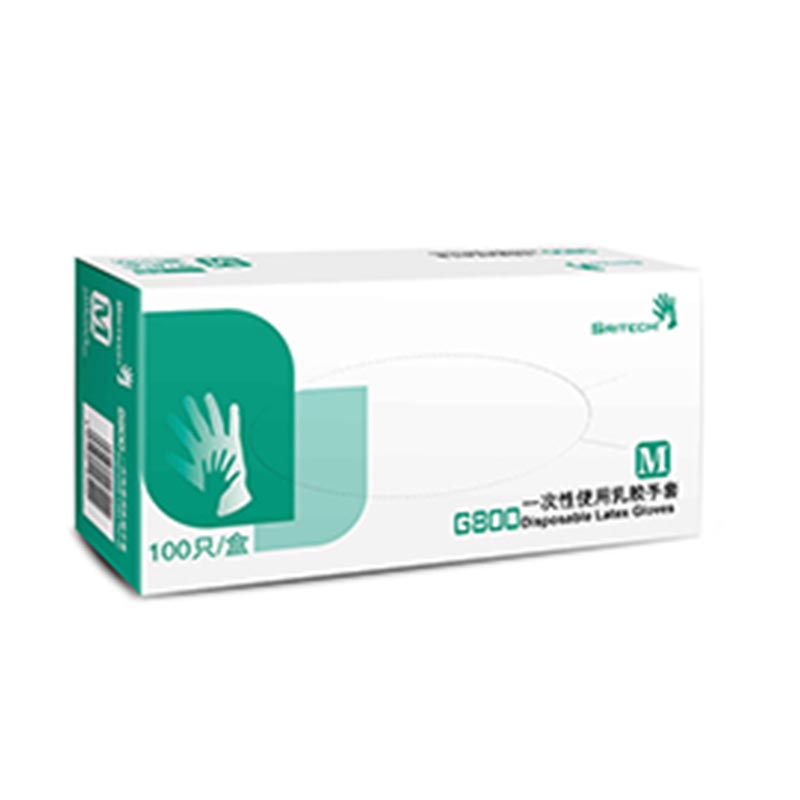 施睿康SRITECH G800天然乳膠一次性手套