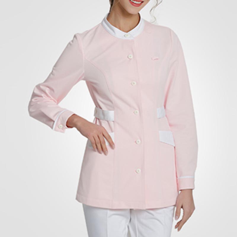 樂倍康NC166粉色長袖護(hù)士服