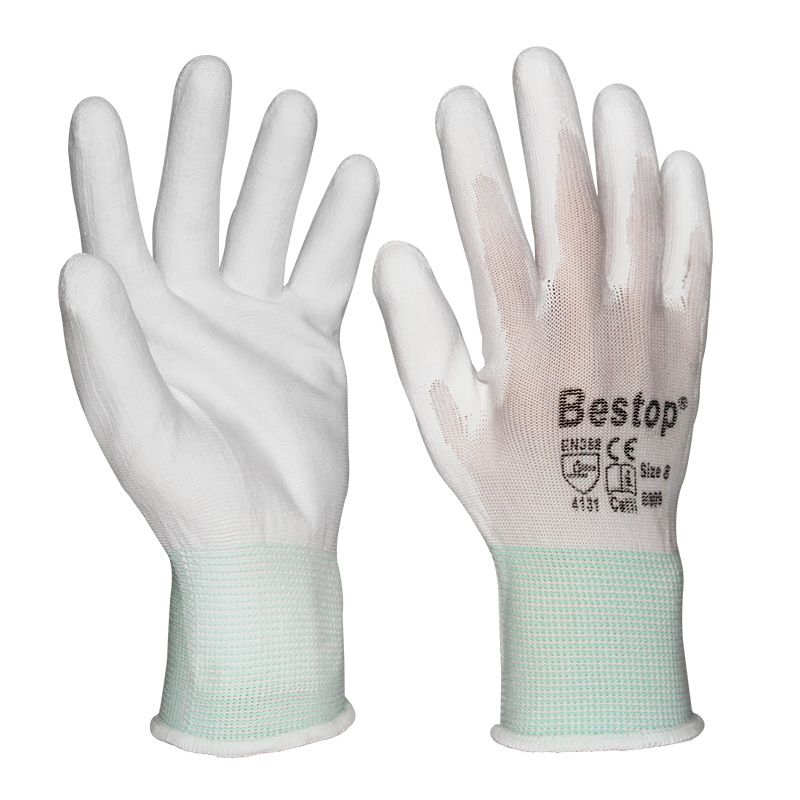 bestop倍護(hù)B809-W白色防滑耐磨勞保手套