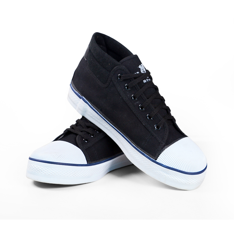 安全牌Z015-1黑色高幫橡膠耐磨15kv電工絕緣鞋