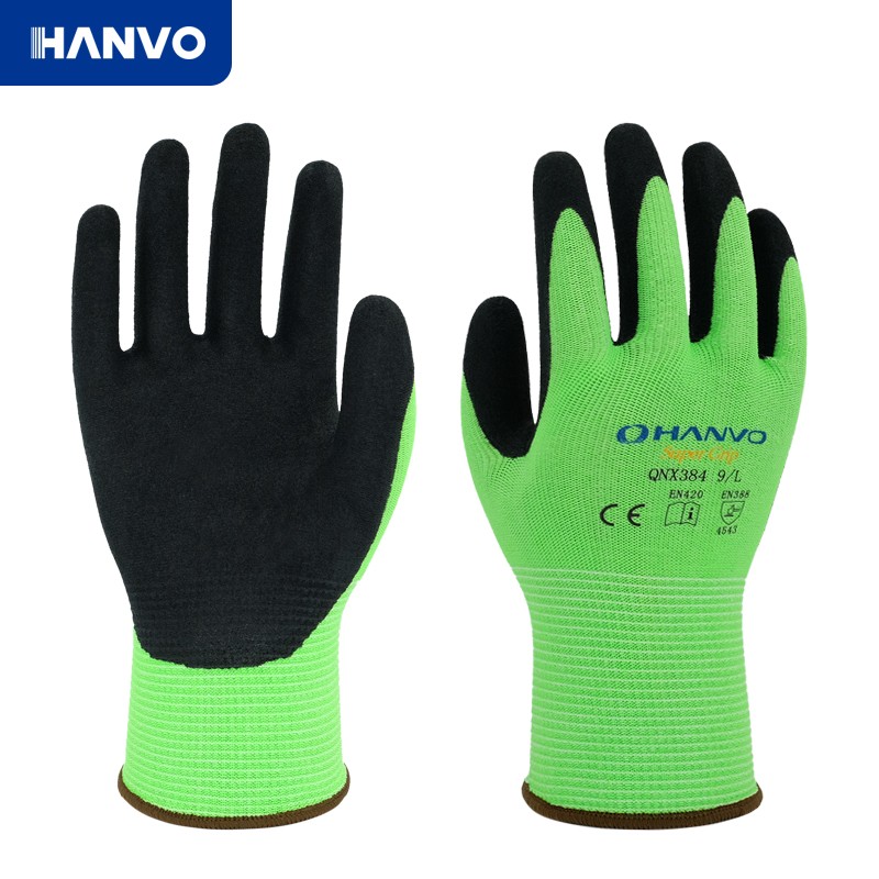 恒輝QNX384耐油防滑5級防割手套