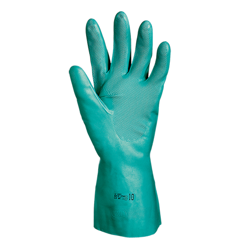 思而MA2413 NITRON CM 33綠色丁腈植絨襯里防化手套