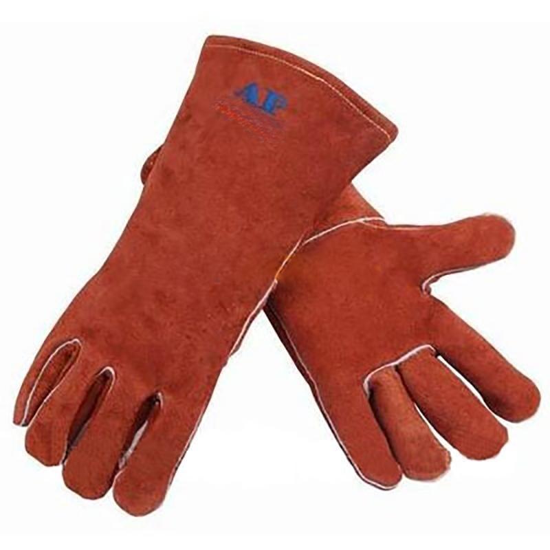 友盟AP-0808牛二層頸皮電焊手套