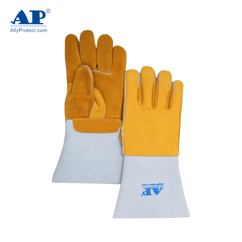 友盟AP-2950耐磨舒適牛青皮電焊手套