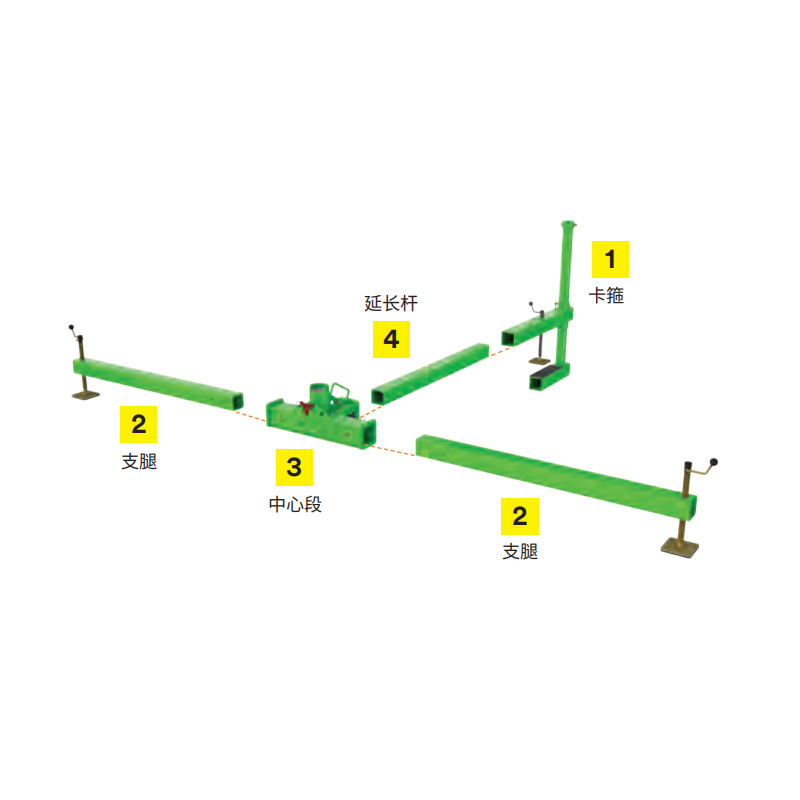 3M 8521283貓道夾具系統鋁制延長管