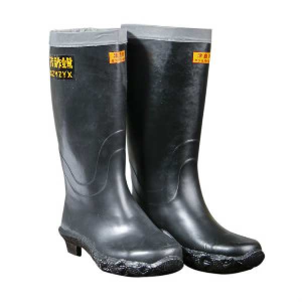 踏雪井下專用作業橡膠安全靴